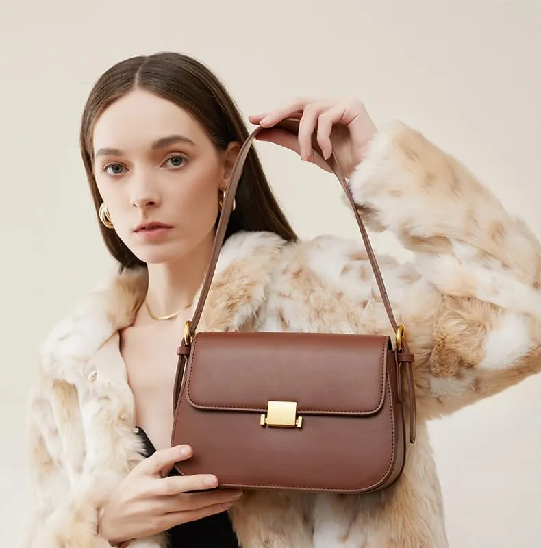 Fashion Genuine Leather Women's Shoulder Bag - Latest Fashion Design for Autumn and Winter