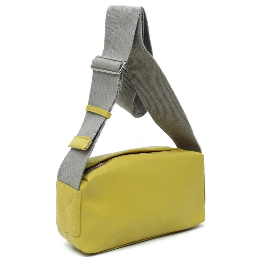 FASHNZFAB Wide Guitar Strap Boxy Crossbody Bag