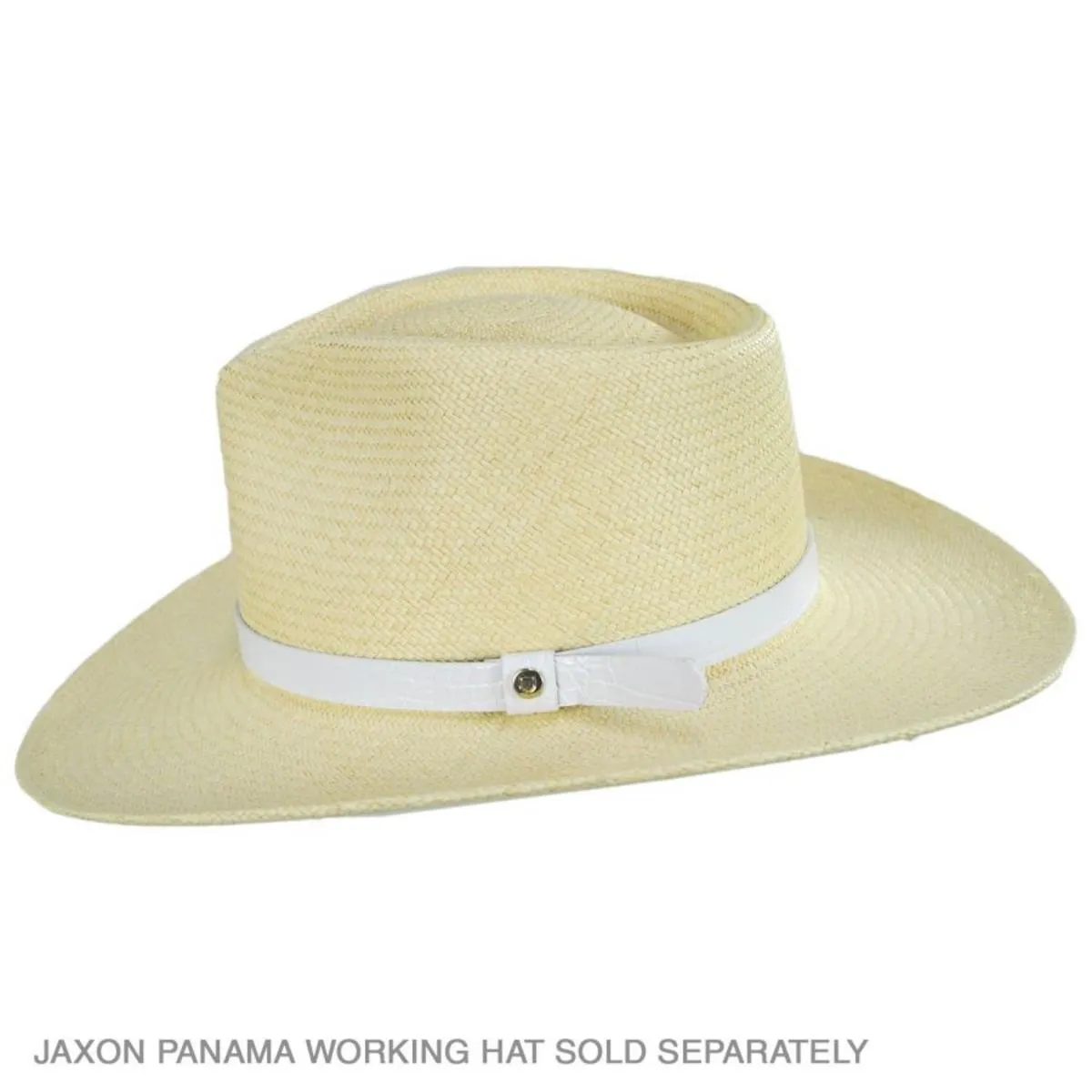 Faux Crocodile Shield Hat Band