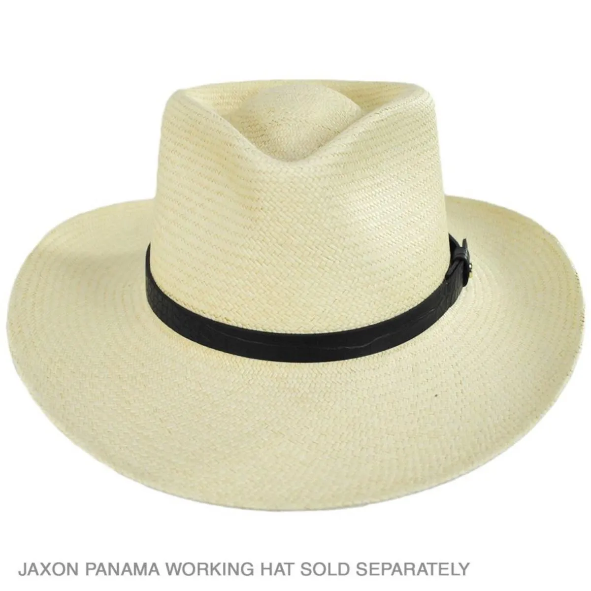 Faux Crocodile Shield Hat Band