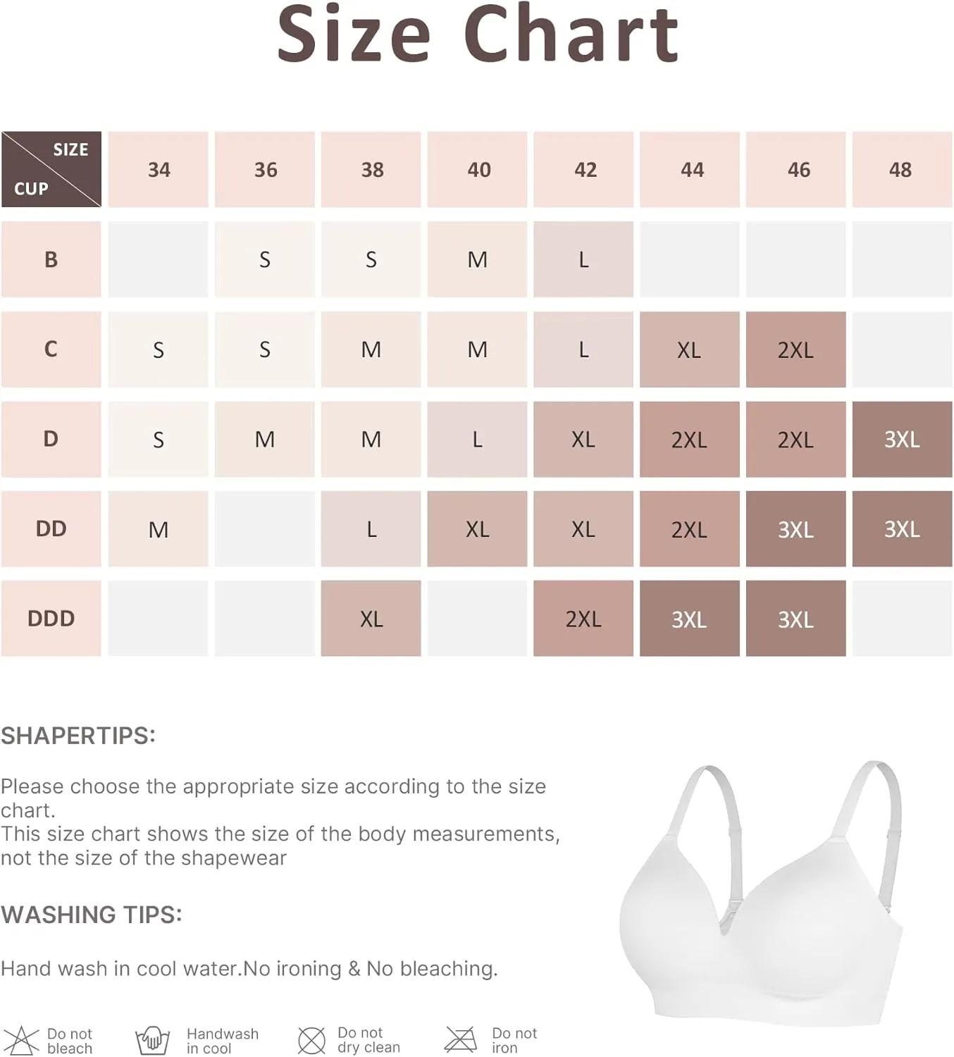 FeelinGirl Wireless Supportive Bra for Women, Seamless Comfort Bralettes No Underwire Full Coverage Everyday Bras