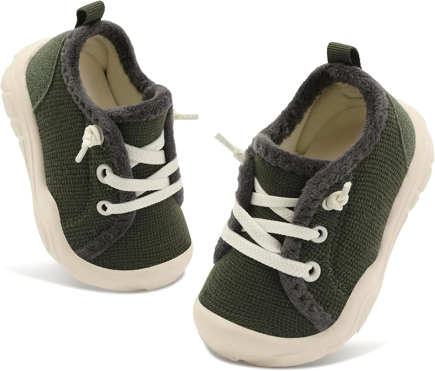 FEETCITY Wide Boys & Girls Winter Shoes - Barefoot & Walking Shoes, Slip On, Tennis Design