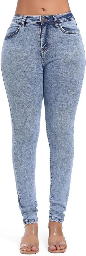 FISCLOSIN Women Colombian Design,Butt Lift,Sexy Skinny Jeans,Stretch Denim Pants