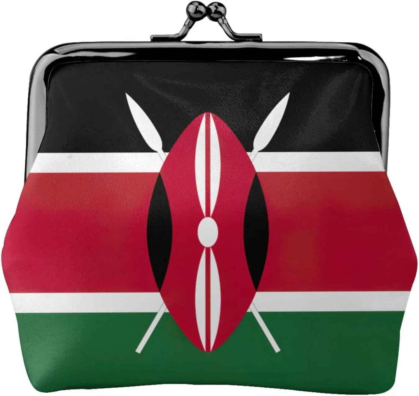 Flag of Kenya print Coin Purse, Mini Change Purse for Women Small Coin Purse for Key Headset Lipstick