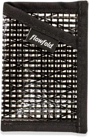 Flowfold Recycled Sailcloth Minimalist Card Holder Durable Slim Wallet Front Pocket Wallet, Card Holder Wallet Made in USA