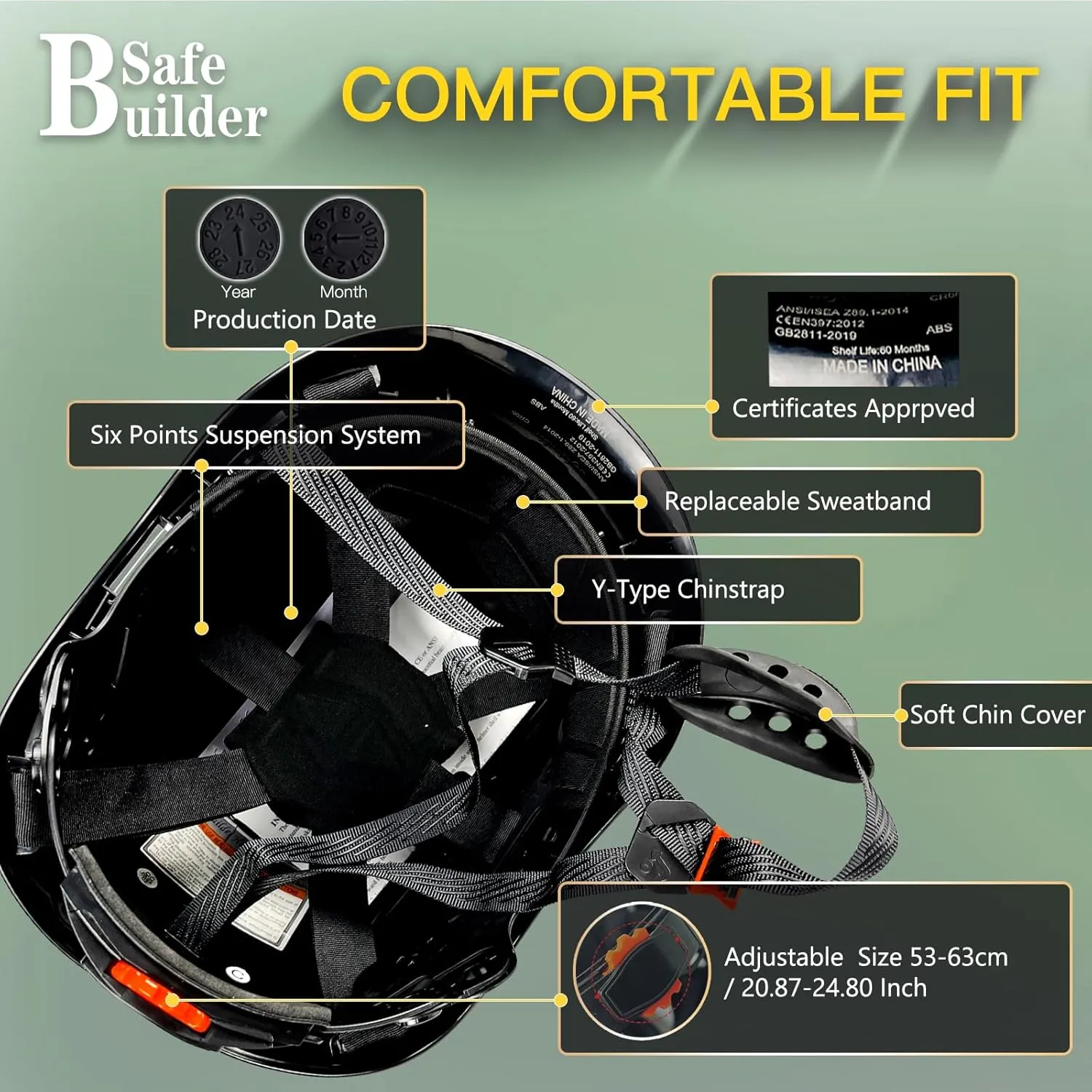 Forestry Chainsaw Tree Work Safety Helmet Vented Hard Hats w/Visor Bluetooth Ear Muffs Face Shield Outdoor Hardhats OSHA ANSI Z89.1