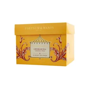 Fortnum & Mason British Tea, Genmaicha Green Tea, 15 Silky Tea Bags (1 Pack)