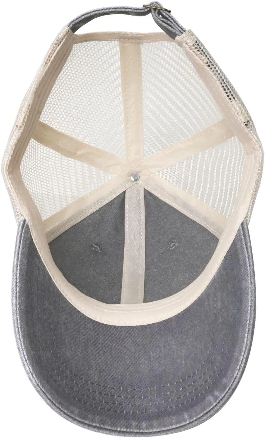Fresh Cabbage Mesh Trucker Hat Mesh Snapback,Trendy Cowboy Cap for Sports and Headwear