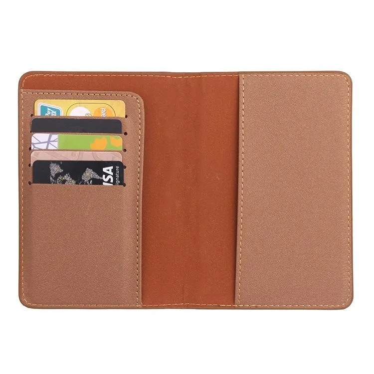 Frosted Pu Multi Card Passport Holder Big Red