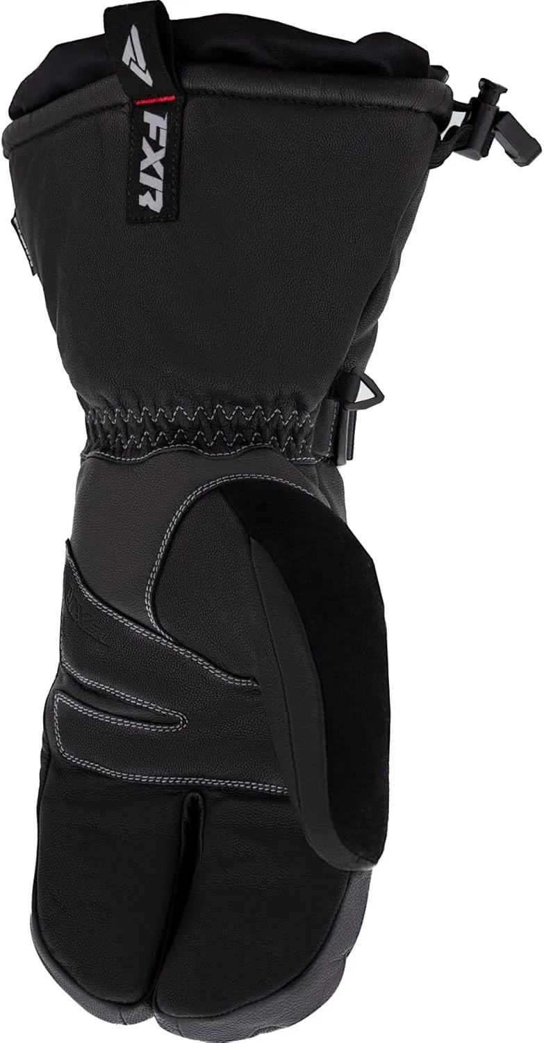 FXR Men's Leather Claw Mitt 2025 (Black - X-Large)