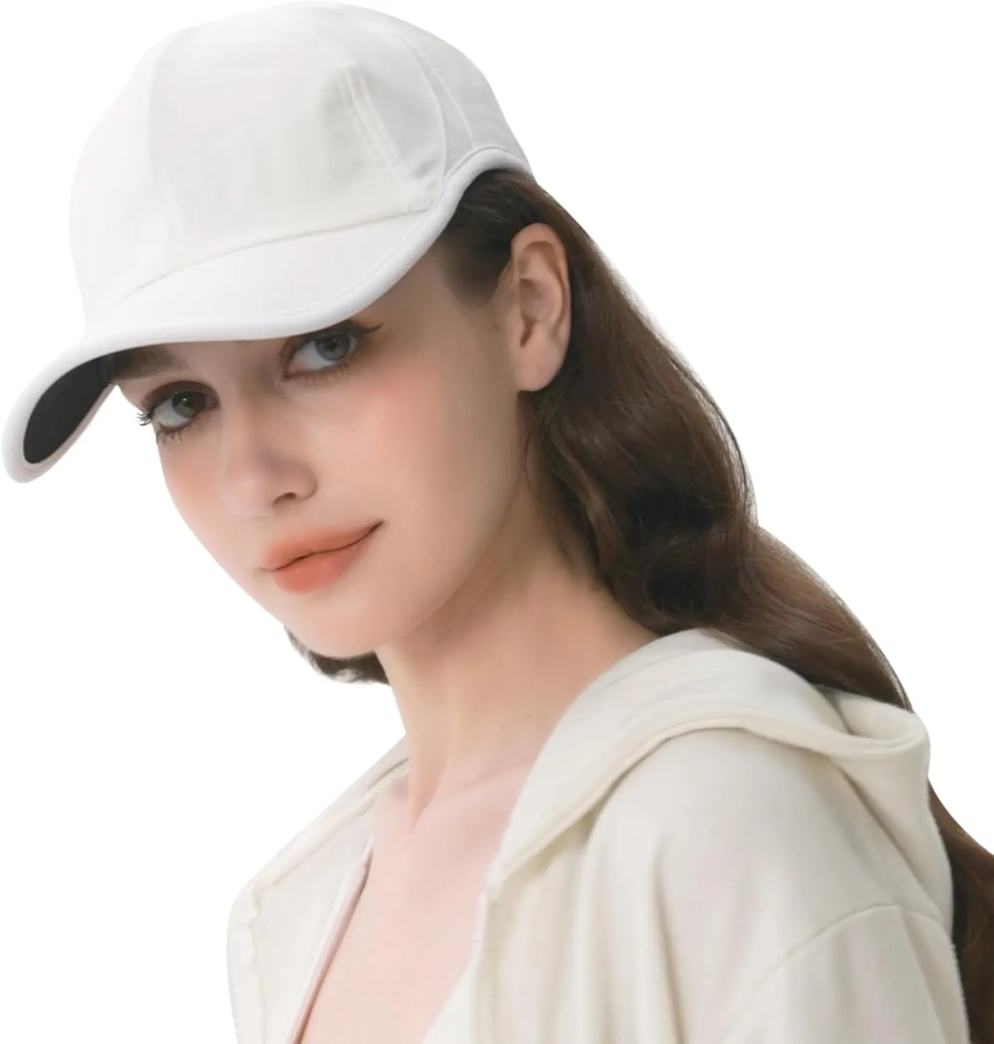 GADIEMKENSD Performance Running Hat, Stretchy Fabric with Vented Mesh for Outdoor Workouts