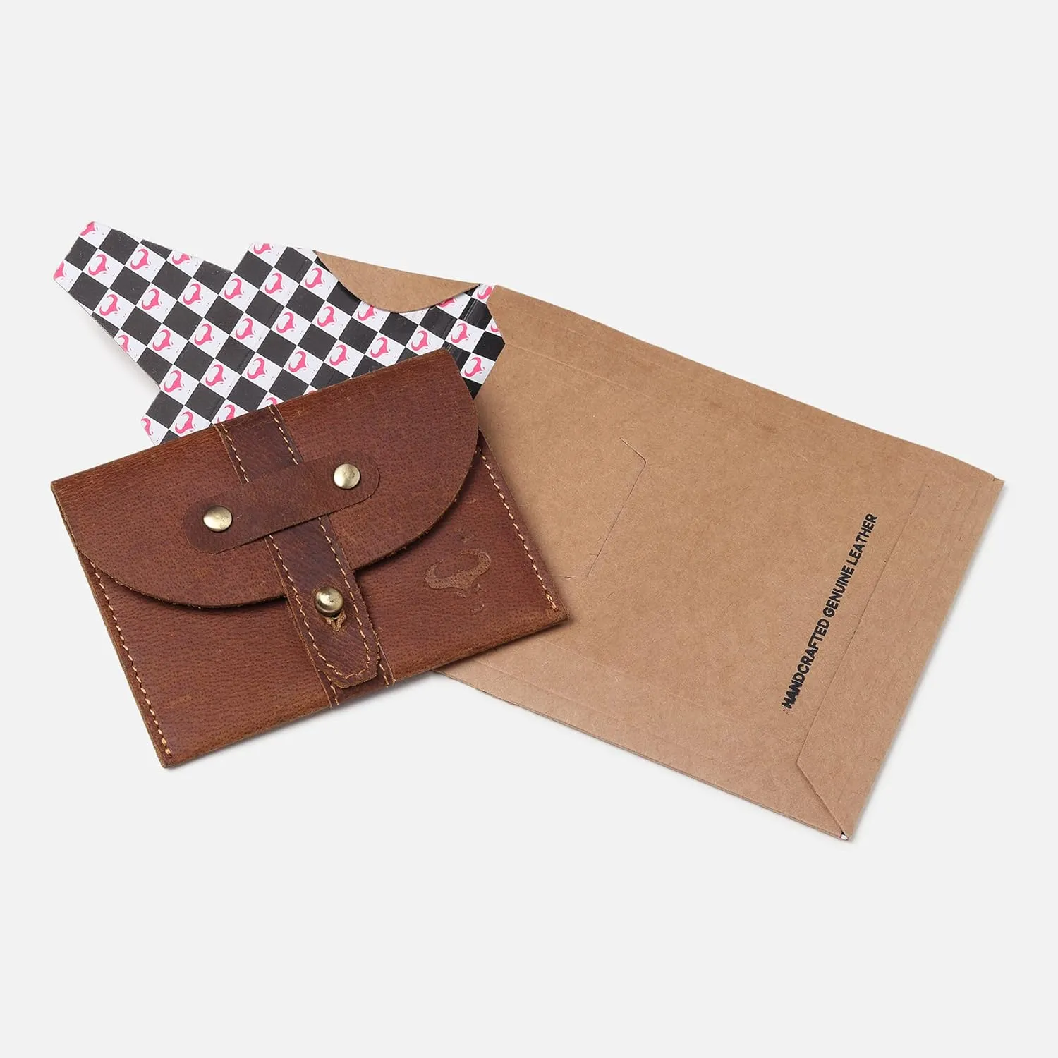 Genuine Leather Credit Card Holder - Thin ID Holder - Front Pocket Wallet - Slim Pouch - RFID Blocking