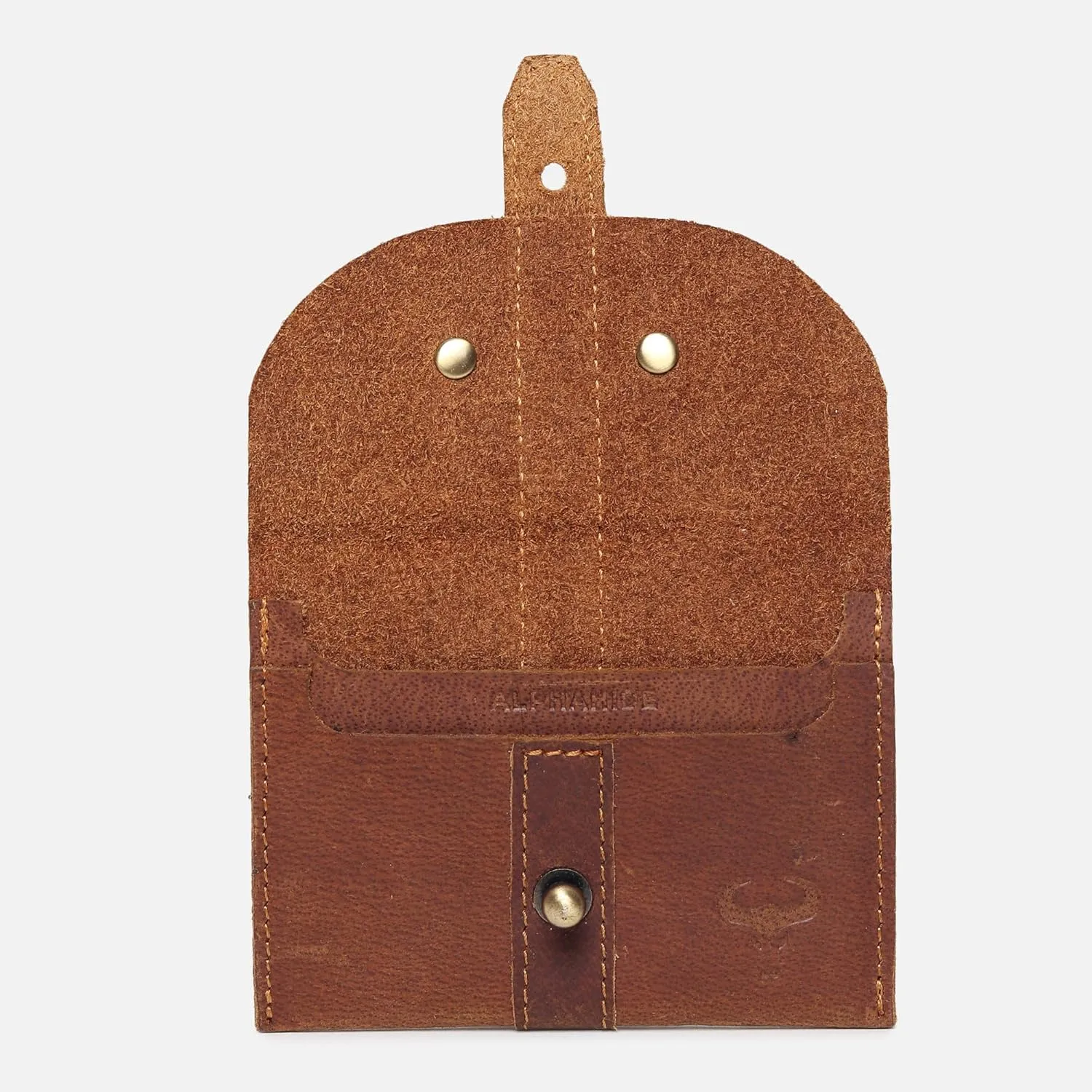 Genuine Leather Credit Card Holder - Thin ID Holder - Front Pocket Wallet - Slim Pouch - RFID Blocking