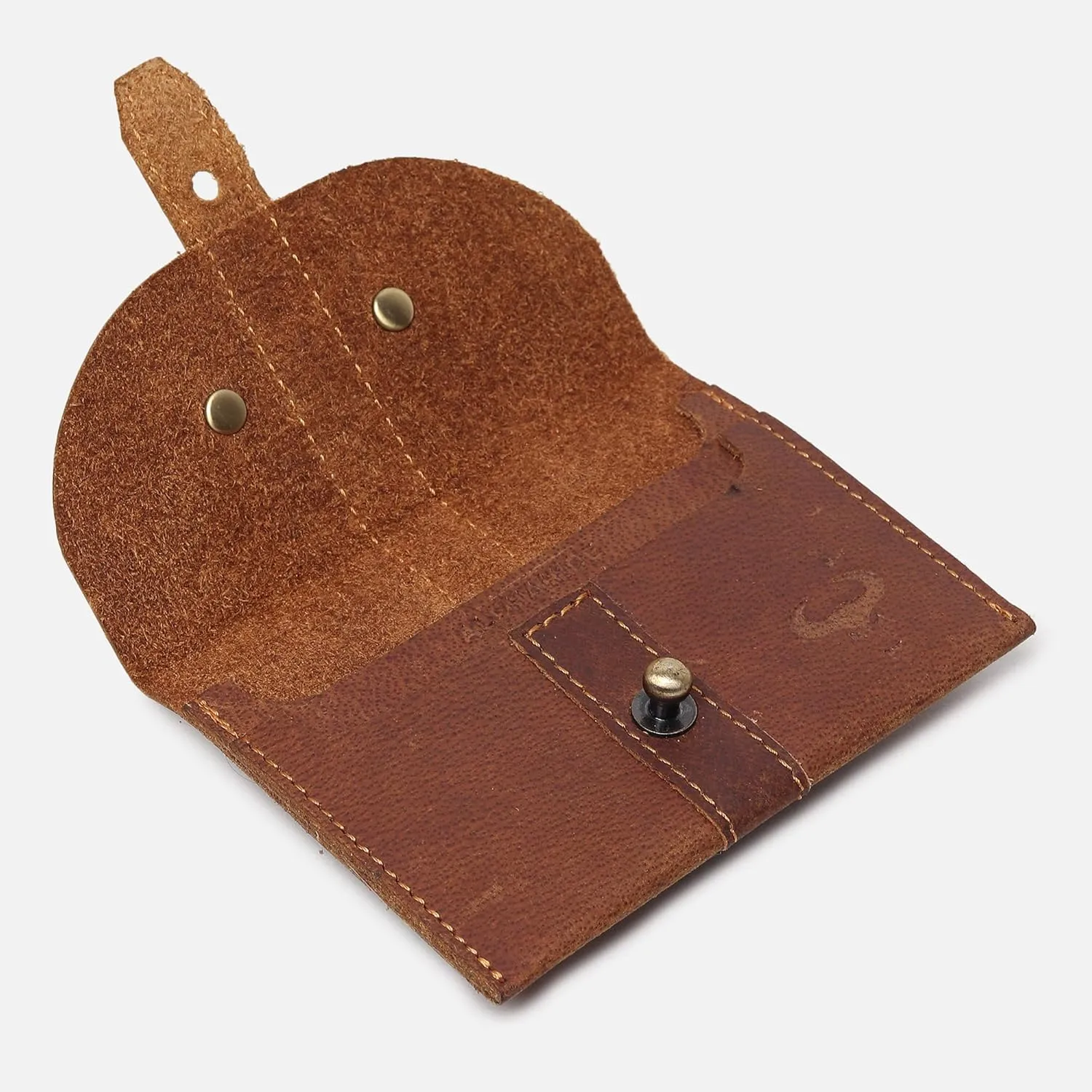 Genuine Leather Credit Card Holder - Thin ID Holder - Front Pocket Wallet - Slim Pouch - RFID Blocking