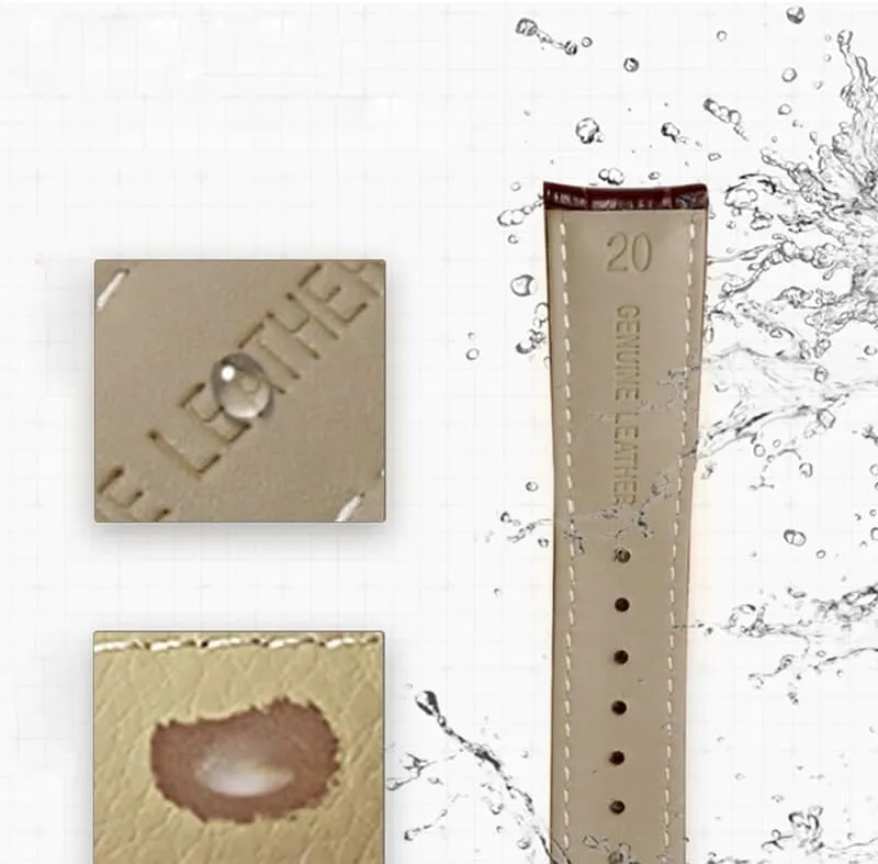 Genuine Leather Watch Band Blue Cow Leather For Tissot Watch Strap Men