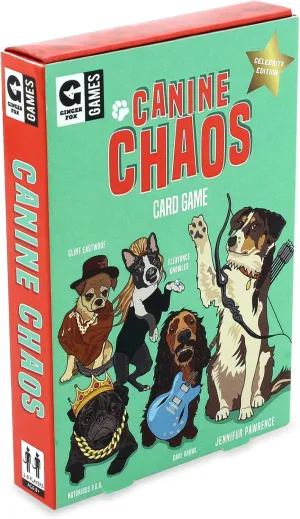 Ginger Fox Canine Chaos Card Swapping Game - Claim Your Way to Victory Collecting Crazy Canine Celebrity Characters
