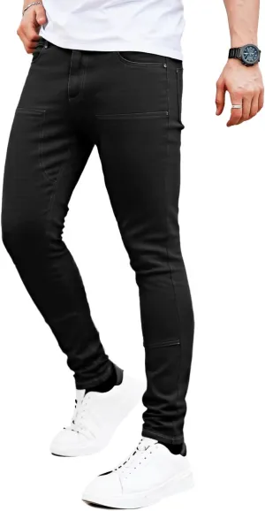 GINGTTO Mens Skinny Jeans Stretch Denim Jeans for Men
