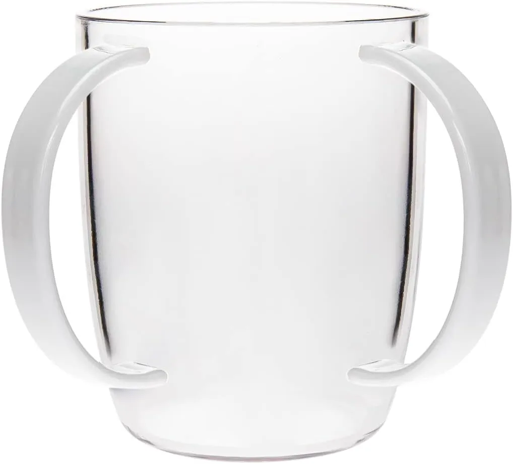 Godinger Wash Cup Acrylic Design White