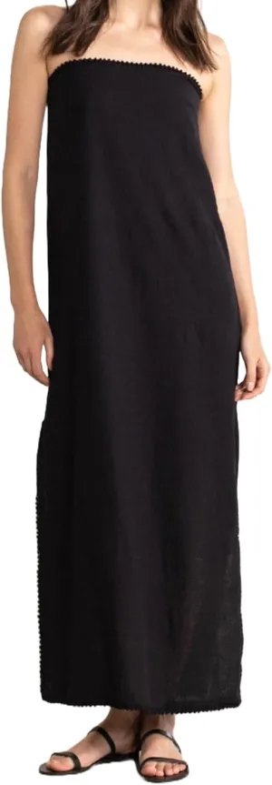 Gottex Beach Life Resort Bandeau Strapless Maxi Dress with Top Stitch Stylish Elegant and Versatile Swimsuit Women Coverup