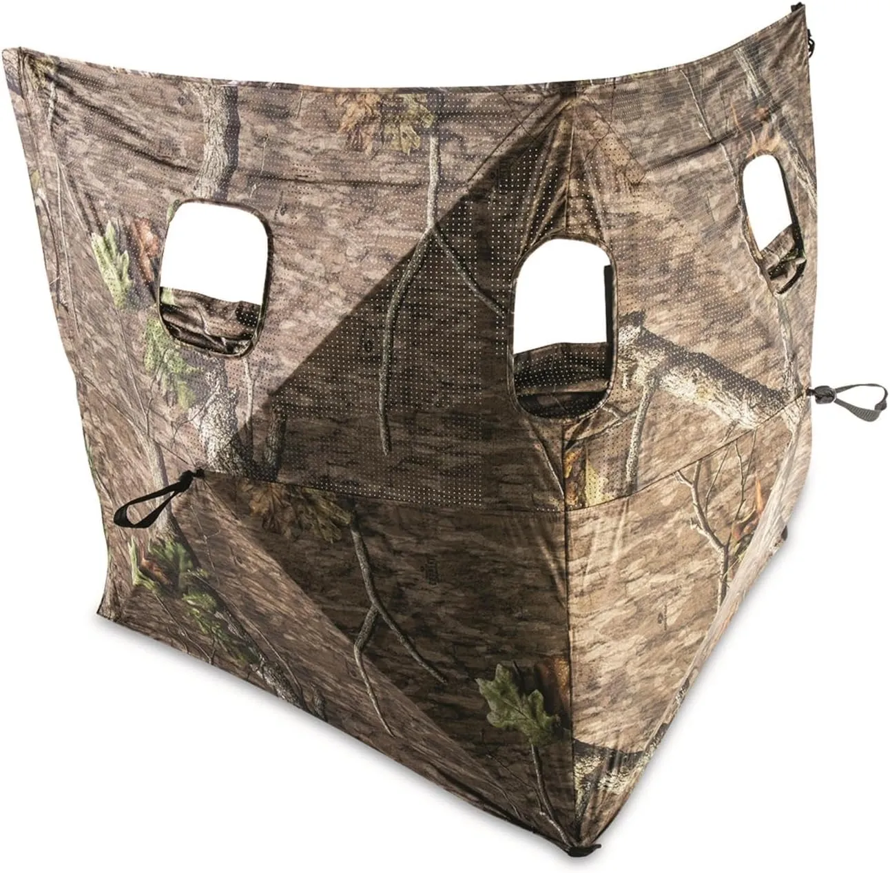 Guide Gear Dual Hub Turkey Hunting Ground Blind, 1-2 Person Tent, Duck, Deer Hunting Gear Equipment Accessories, 36"x 36" Mossy Oak Country Roots