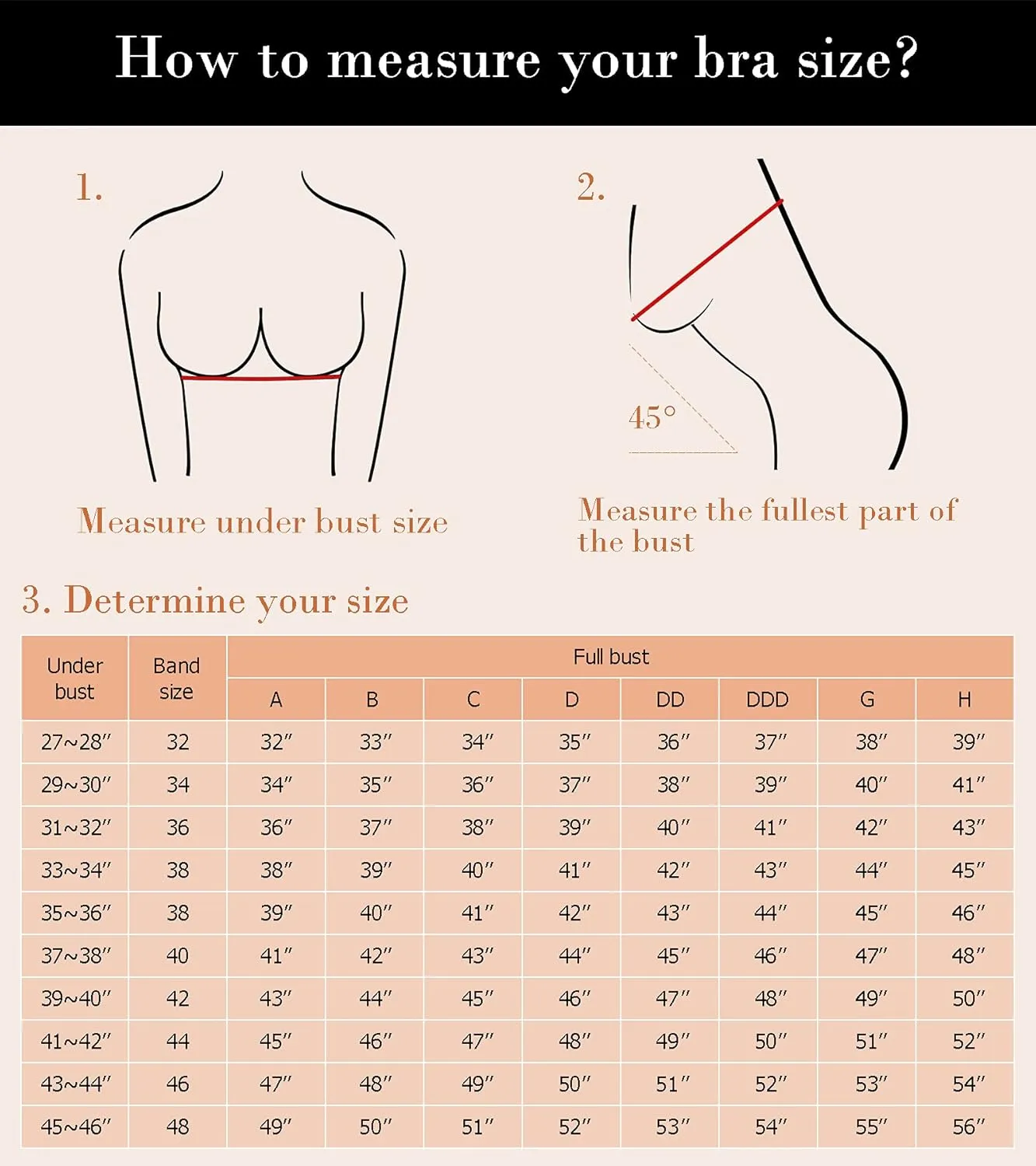 HACI Plunge U Neckline Backless Bra Push Up Deep V Padded Low Cut for Support