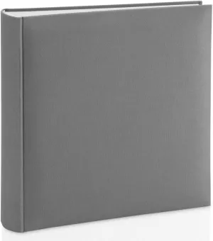 Hama Jumbo Album, Linen, Gray, 30 x 30 cm