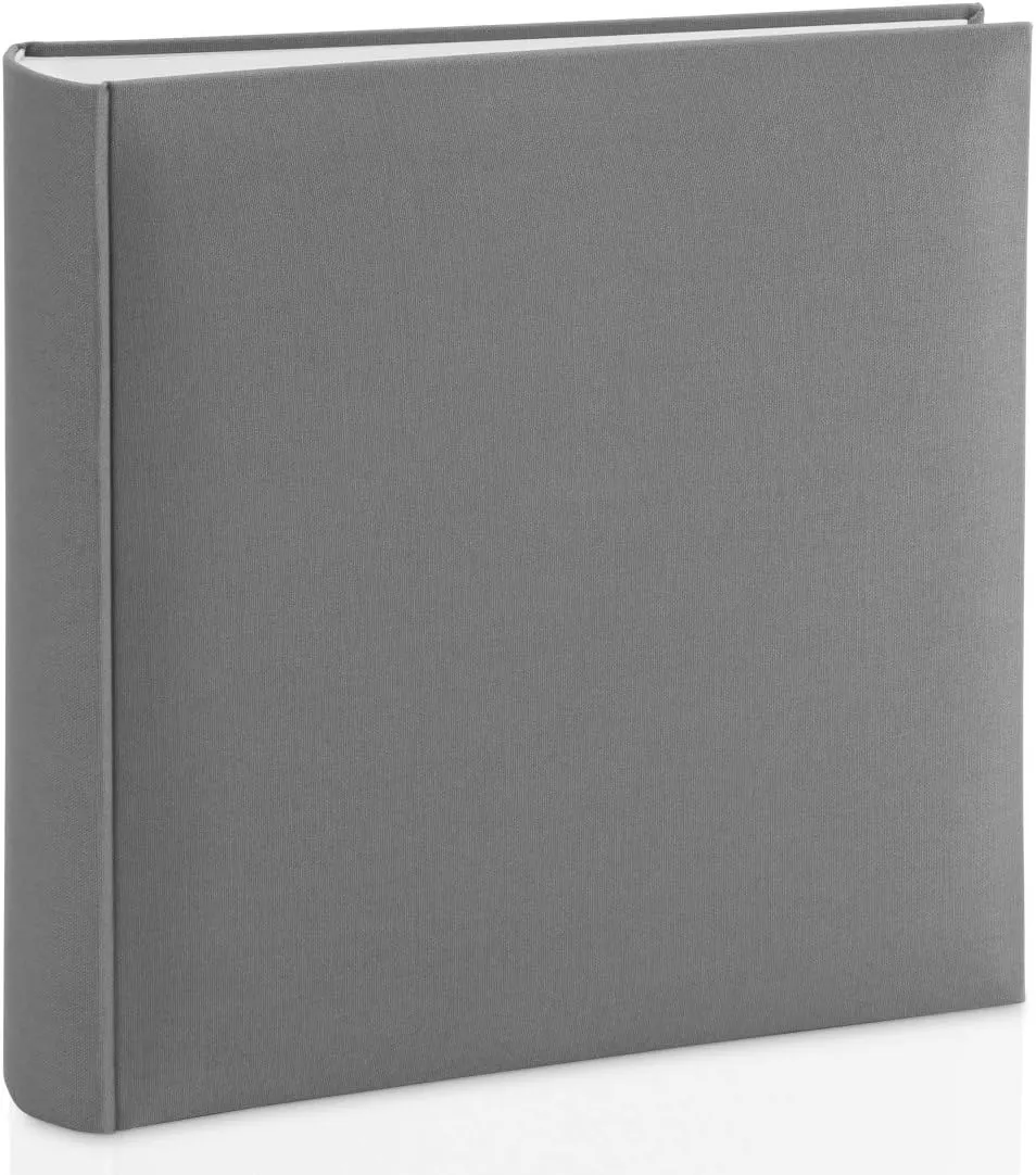 Hama Jumbo Album, Linen, Gray, 30 x 30 cm