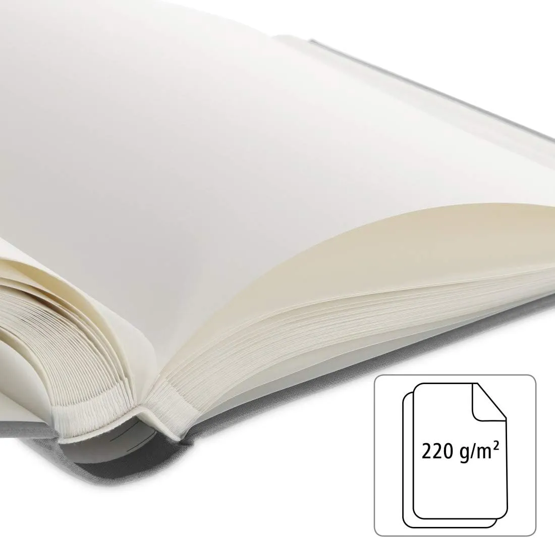Hama Jumbo Album, Linen, Gray, 30 x 30 cm