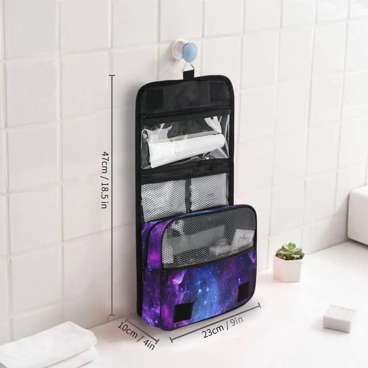 Hanging Travel Toiletry Bag Kit Makeup Case Cosmetics Organizer for Men Women