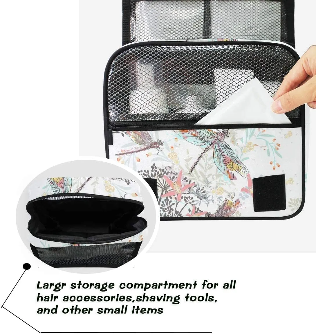 Hanging Travel Toiletry Bag Kit Makeup Case Cosmetics Organizer for Men Women