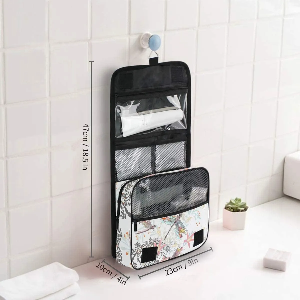 Hanging Travel Toiletry Bag Kit Makeup Case Cosmetics Organizer for Men Women
