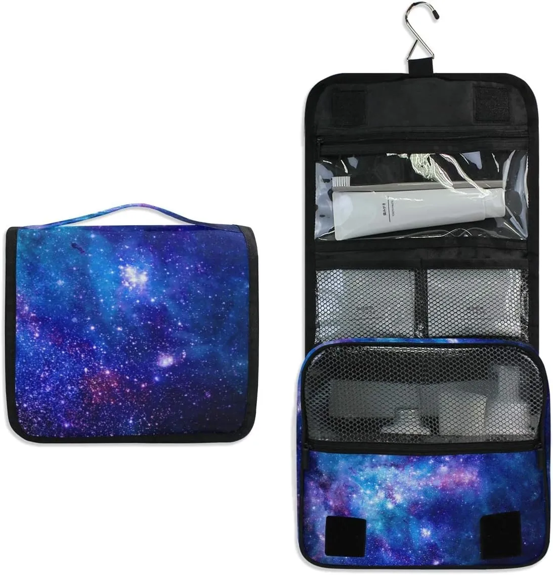 Hanging Travel Toiletry Bag Kit Makeup Case Cosmetics Organizer for Men Women