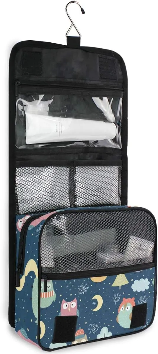 Hanging Travel Toiletry Bag Kit Makeup Case Cosmetics Organizer for Men Women