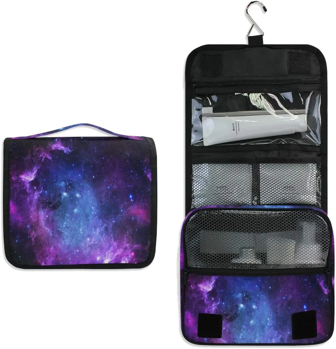Hanging Travel Toiletry Bag Kit Makeup Case Cosmetics Organizer for Men Women