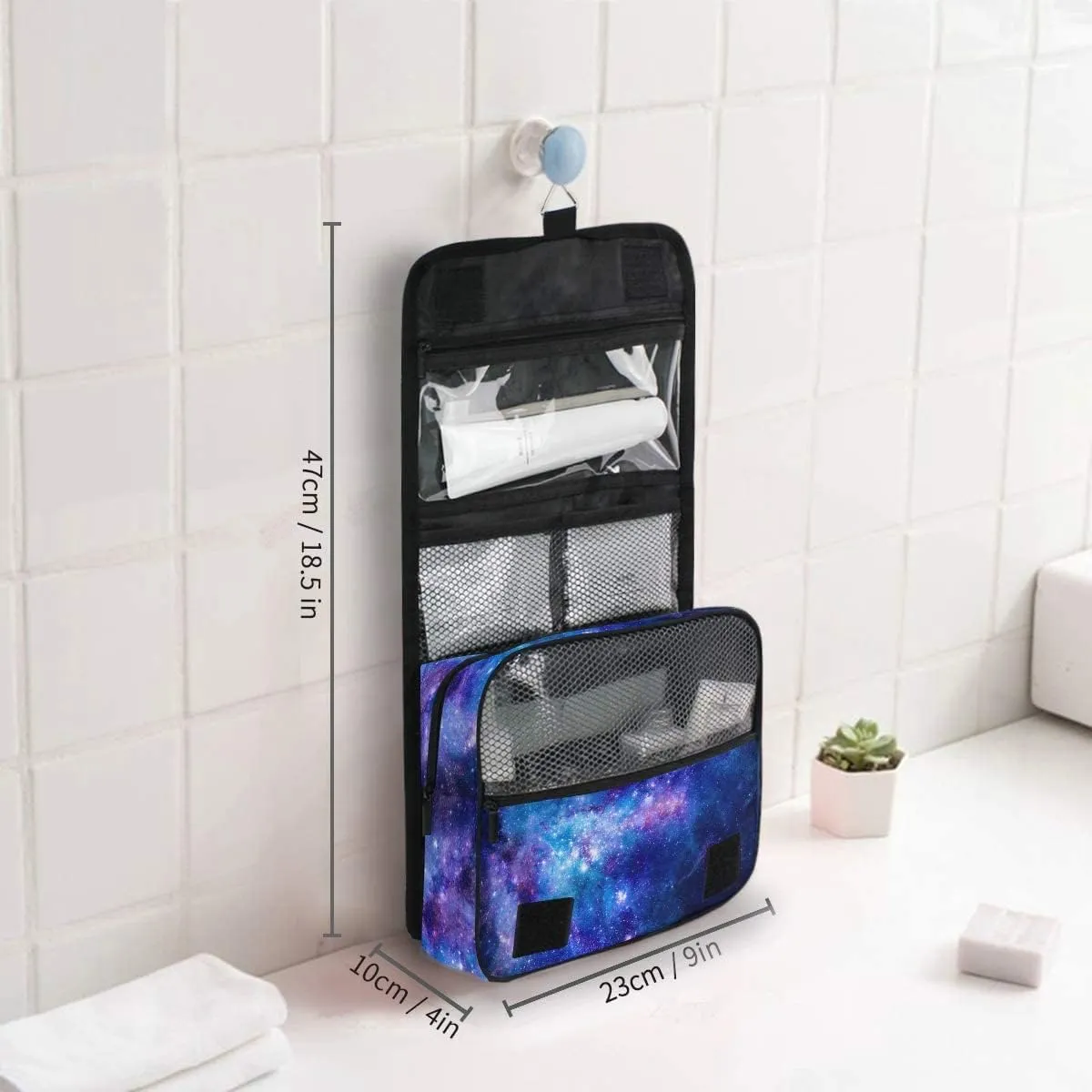 Hanging Travel Toiletry Bag Kit Makeup Case Cosmetics Organizer for Men Women
