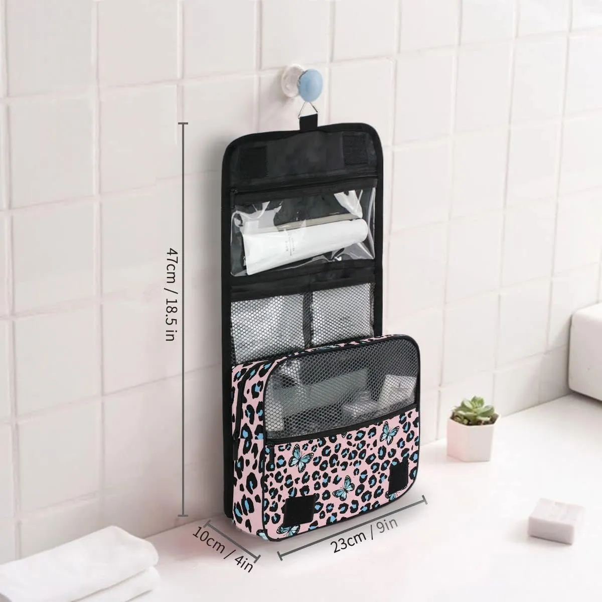 Hanging Travel Toiletry Bag Kit Makeup Case Cosmetics Organizer for Men Women