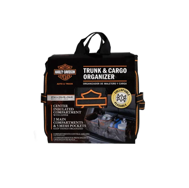 Harley-Davidson® Orange Silhouette Trunk & Cargo Organizer - 8440