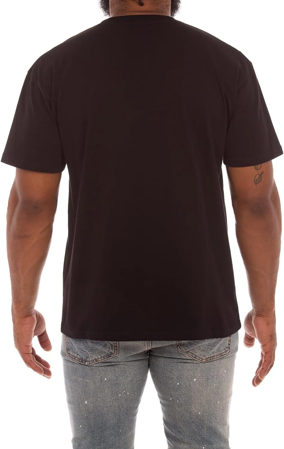 Helmet Tee with Denim Detail