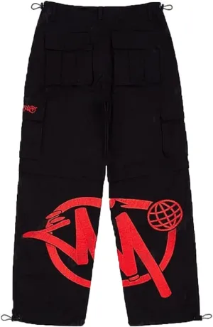 High Waist Baggy Jeans Mens Y2K Minus Two Cargo Pants New Harajuku Hip Hop Gothic Loose Joggers Overalls Streetwear