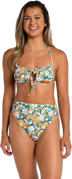 Hobie Women's Convertible Bandeau Bikini Swimsuit Top