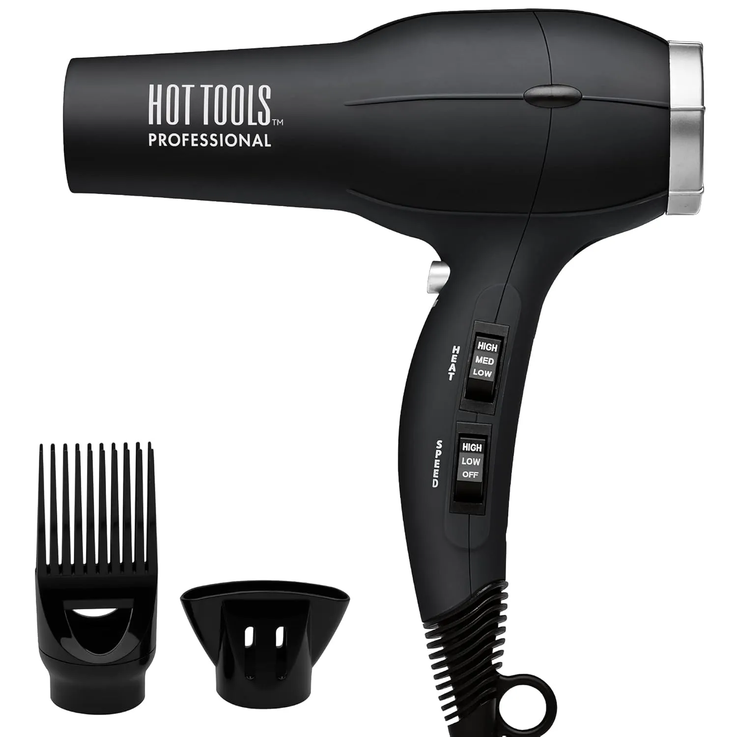 Hot Tools Pro Artist 1875W Turbo Ionic Dryer | Smooth, Frizz Free Blowouts (Black)