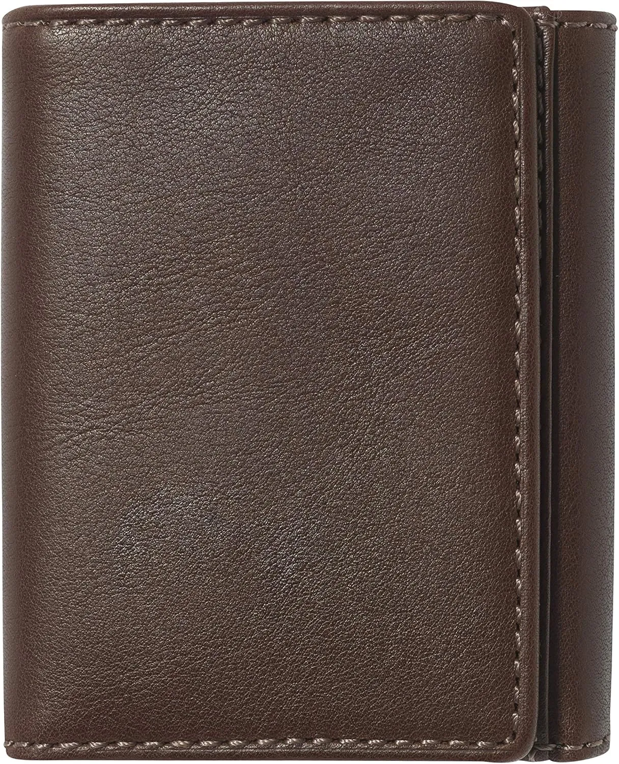 House of Jack Co. Dutton Trifold Wallet for Men with Flip Out ID, RFID Blocking, Full Grain Cowhide Leather Wallet, Brown