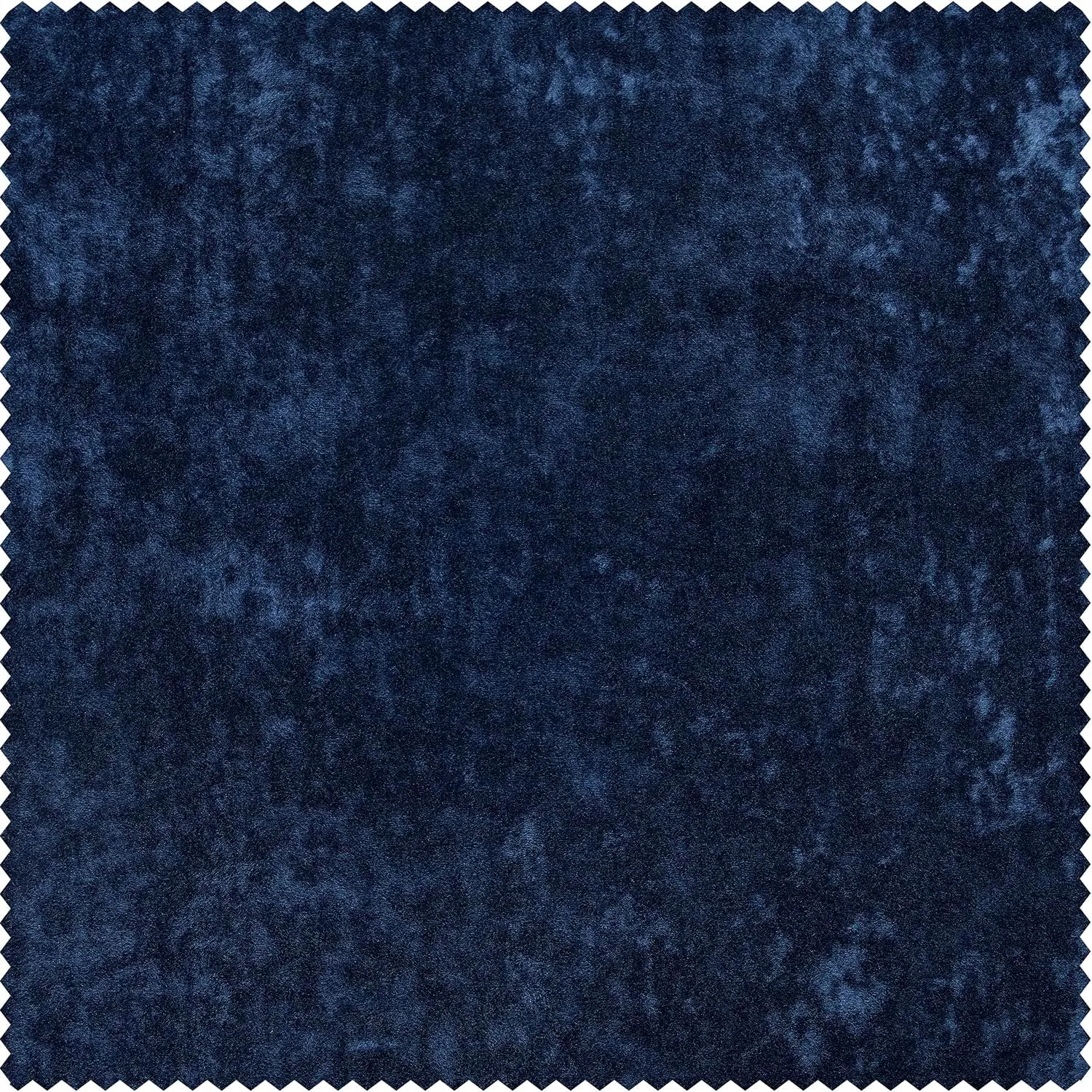 HPD Half Price Drapes Lush Crush Velvet Curtains - Room Darkening Curtain 84 Inches Long for Bedroom & Living Room, Luxury Look, Rod Pocket Design, (1 Panel), 50W x 84L, Sapphire Blue