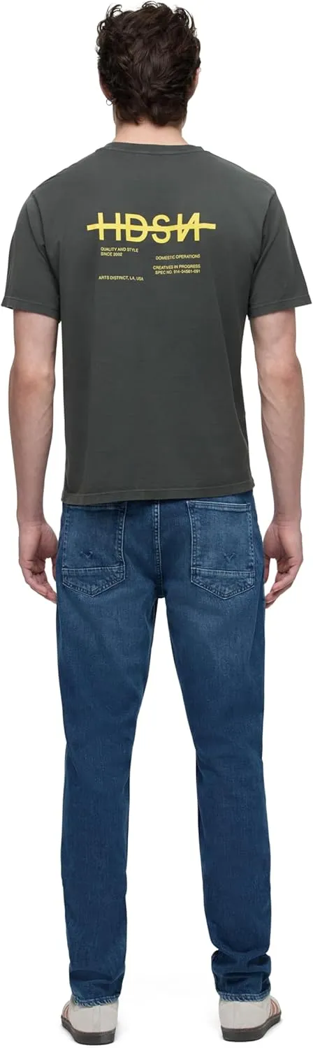 Hudson Jeans Men's Blake Slim Straight Twill Pant