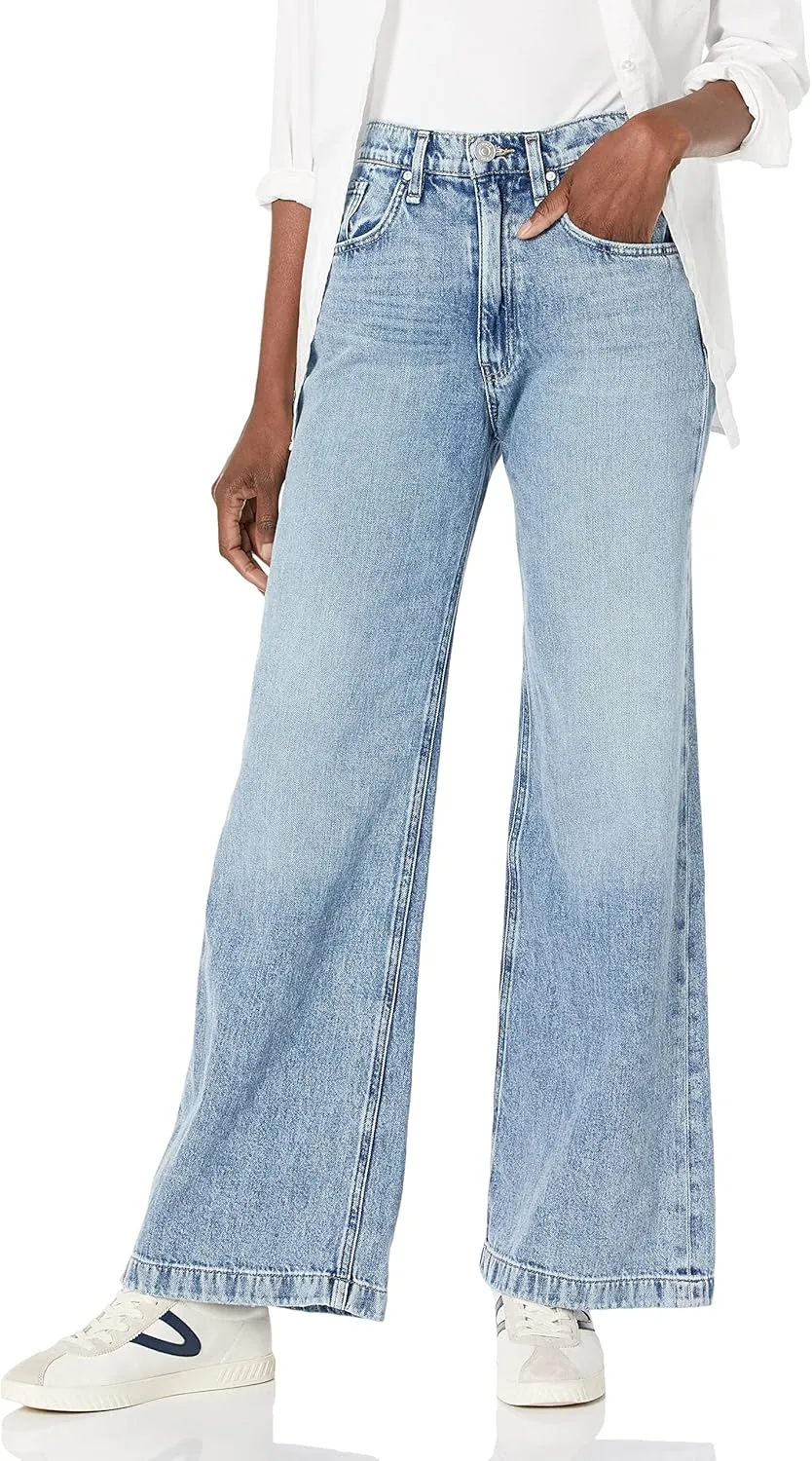 HUDSON Women's Jodie High Rise Loose Wide Leg