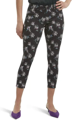 HUE Women's Essential Denim Jean Capri Leggings, Assorted
