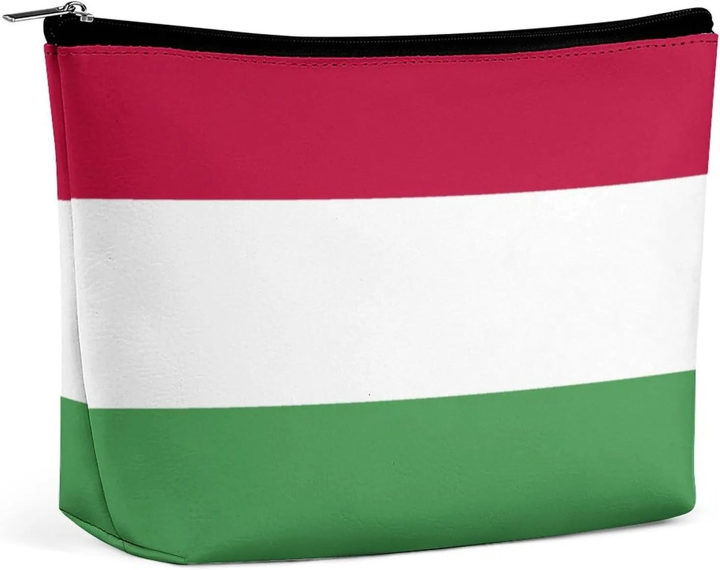 Hungary Flag Cosmetic Bag for Women Lightweight Travel Makeup Organizer for Purse