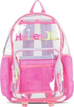 Hurley Clear Backpack, Polarized Pink, O/S