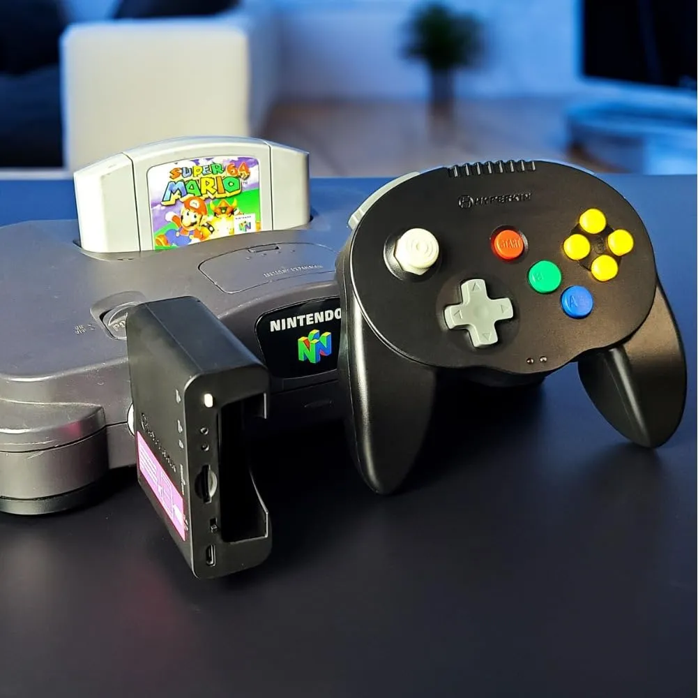 Hyperkin "Admiral" Premium BT Controller for N64 (Space Black) - Nintendo 64