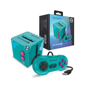 Hyperkin RetroN Sq: HD Gaming Console for Game Boy/Color/Game Boy Advance (Hyper Beach) - Game Boy Advance